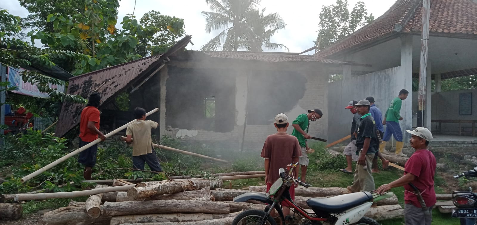 Persiapan Lahan Gedung Bumdes