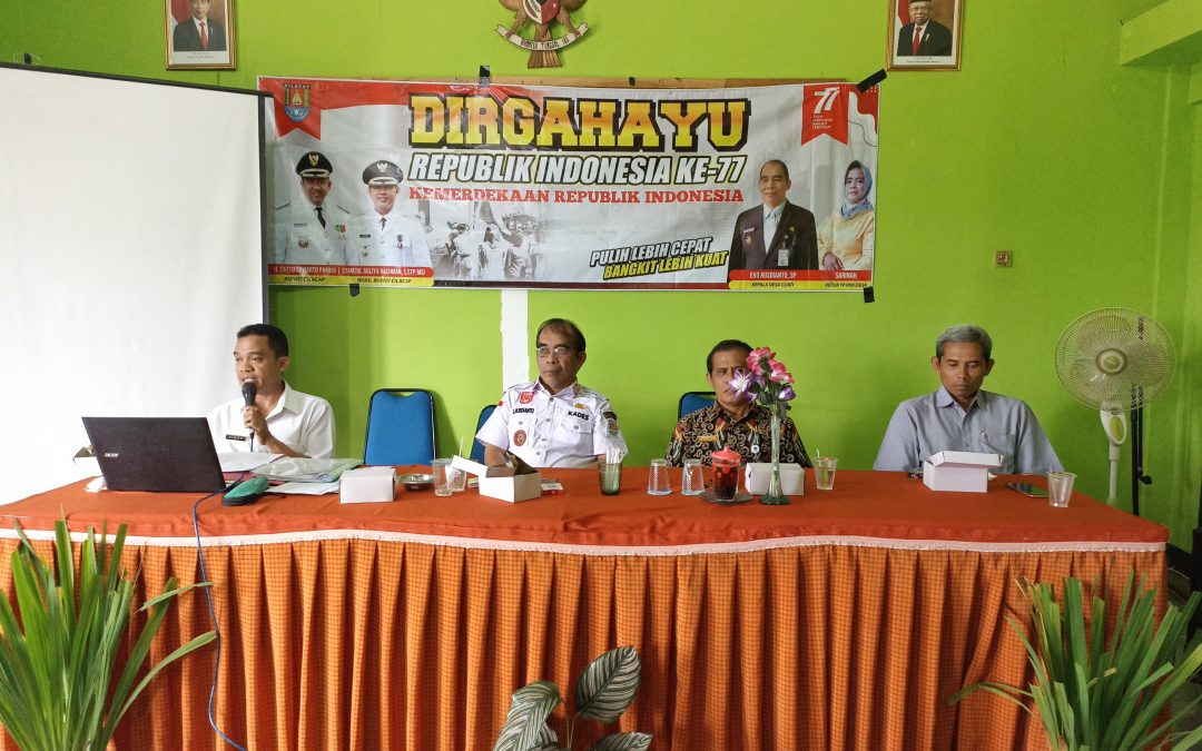 Musyawarah Panitia HUT RI ke 77 Tingkat Desa Cijati