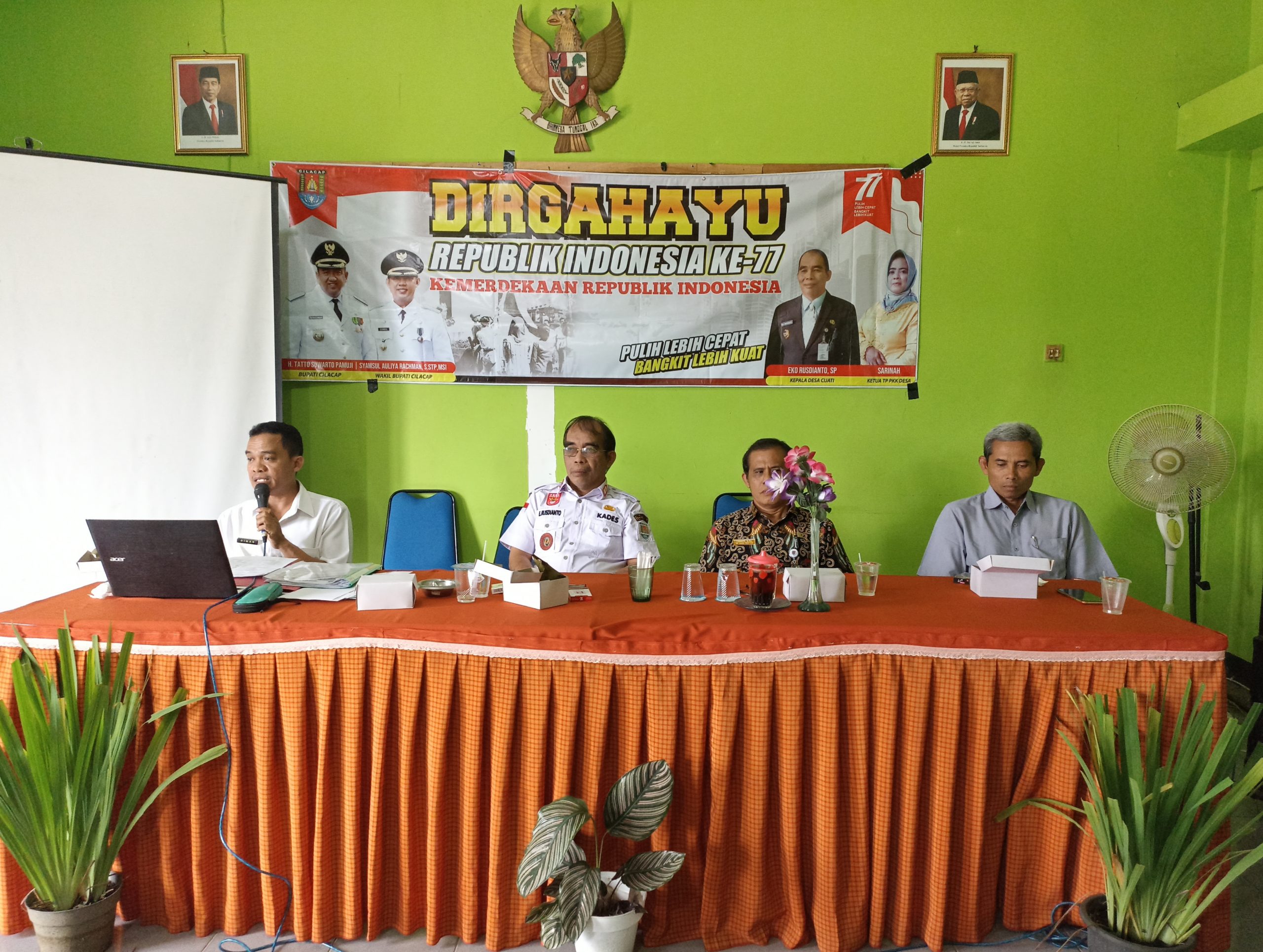 Musyawarah Panitia HUT RI ke 77 Tingkat Desa Cijati